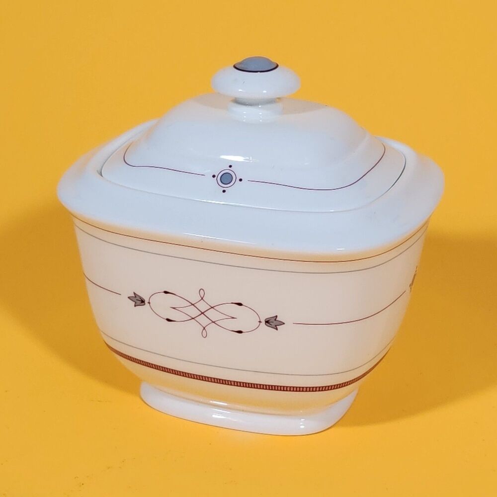Heinrich Villeroy & Boch Aragon Sugar Bowl with Lid Tea Service 1983-2005